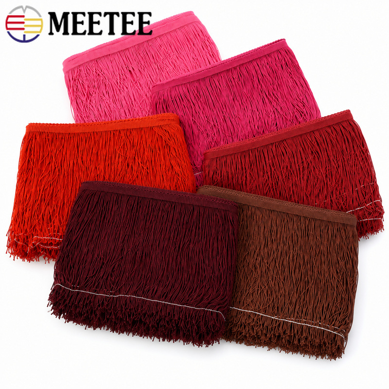 Fringe Ribbon Sewing - 10-30cm Uzun Saçaklı Şerit, Çanta, Sahne
