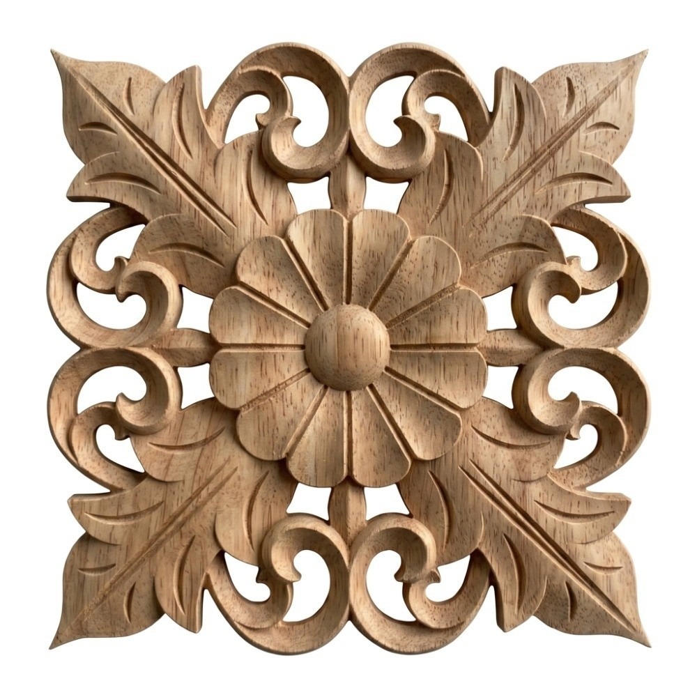 Embellish Craft - Ev Süslemeleri Ahşap Oyma Aplike açık