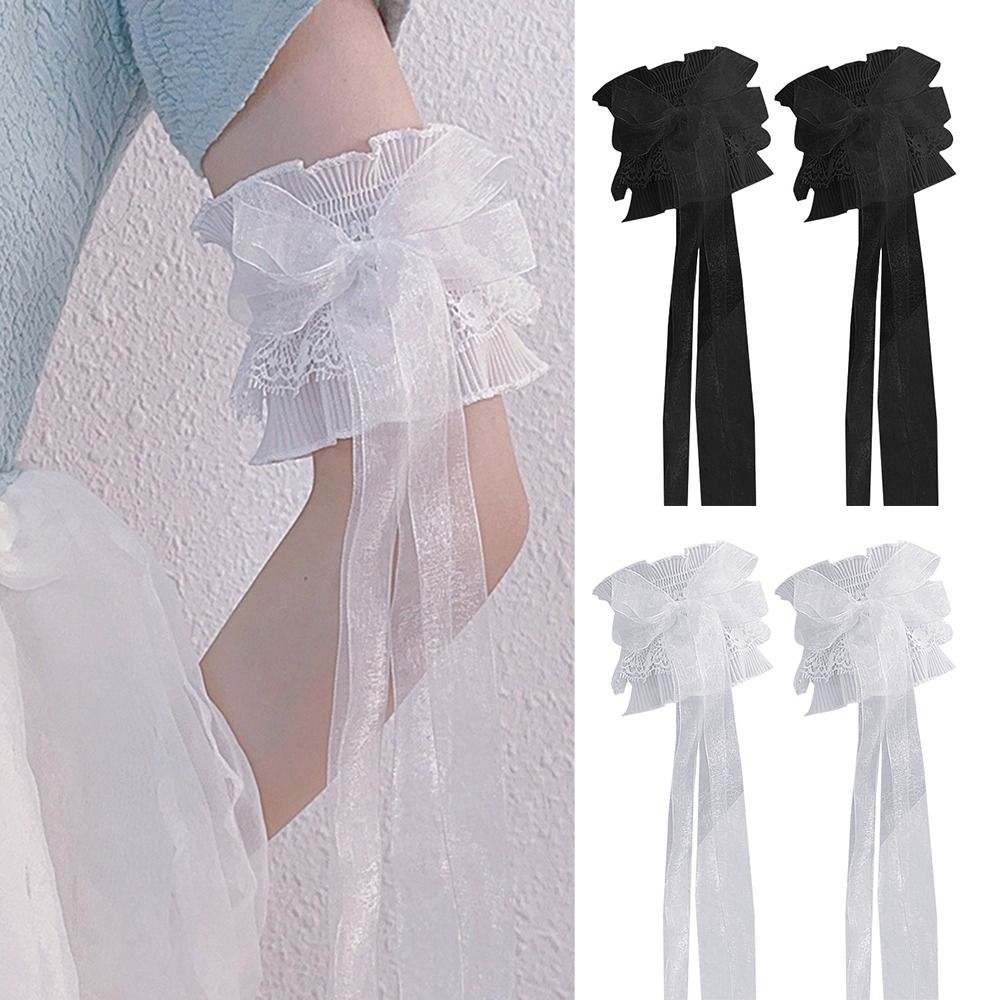 Elastic Lace Trim - Kol ısıtıcıları ilmek kol kol elastik