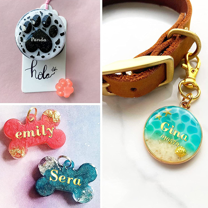 Embellish Craft - 2 Adet Metal Alfabe Dekorasyon Harfleri