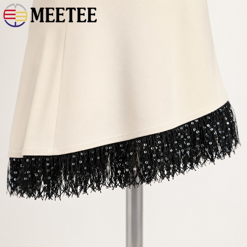 Fringe Ribbon Sewing - 2/5/10M 20cm Püsküllü Saçaklı Parlak Polyester