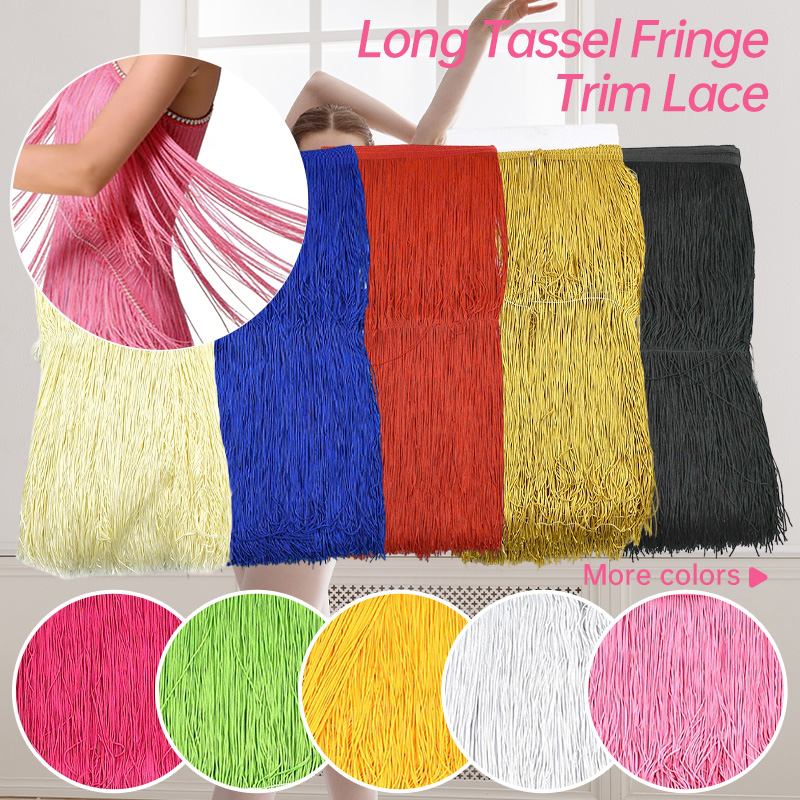 Fringe Ribbon Sewing - 2/5 metre 50 cm Uzun Saçaklar