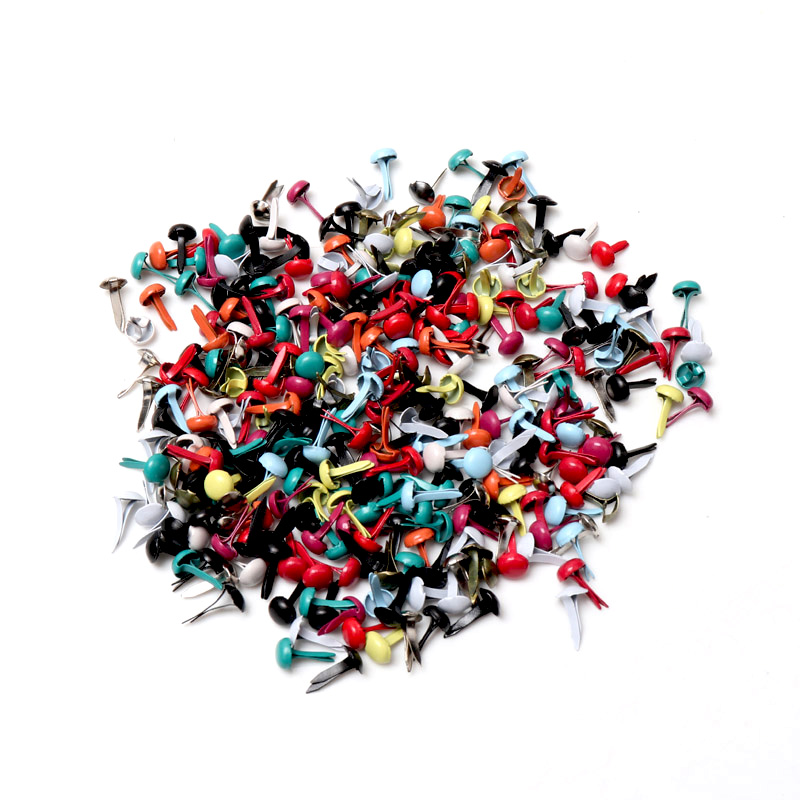 Embellishments For Scrapbooking - 100 adet Karışık Çok Renkli Yuvarlak
