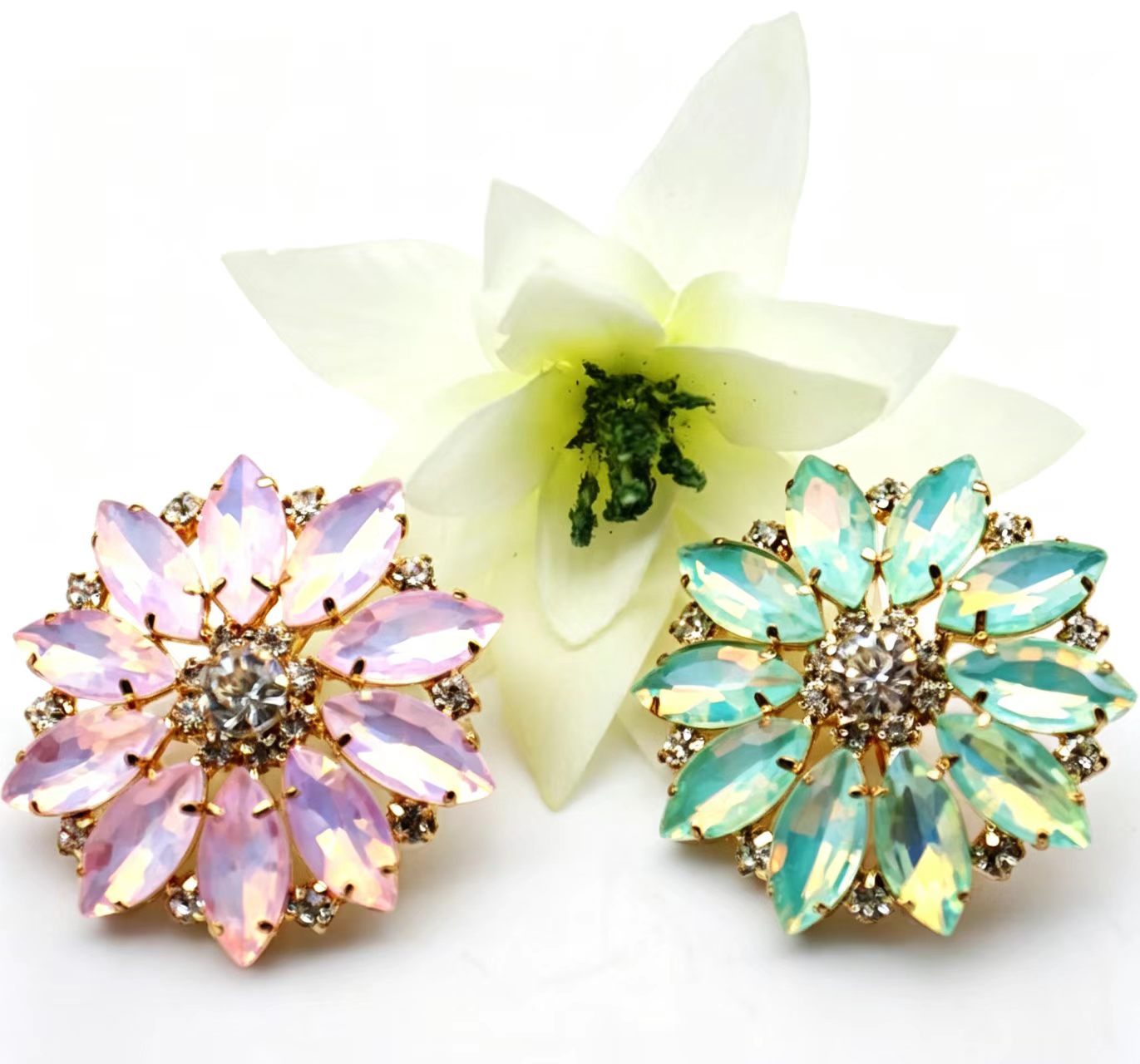 Karışık Renkli Çiçek Markiz Re - Sew On Rhinestone incelemesi ve fiyatı