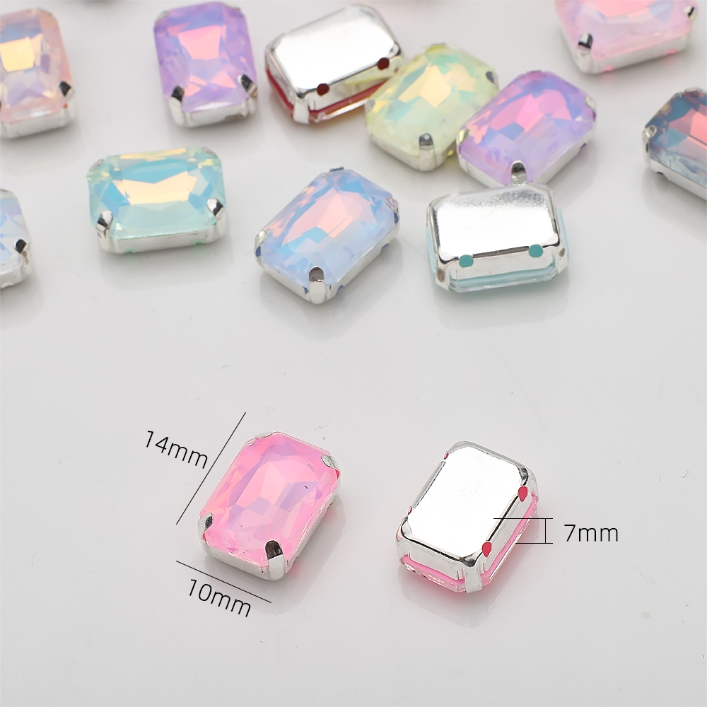 10 Adet 10x14mm Dikilebilir Ya - Sew On Rhinestone incelemesi ve fiyatı