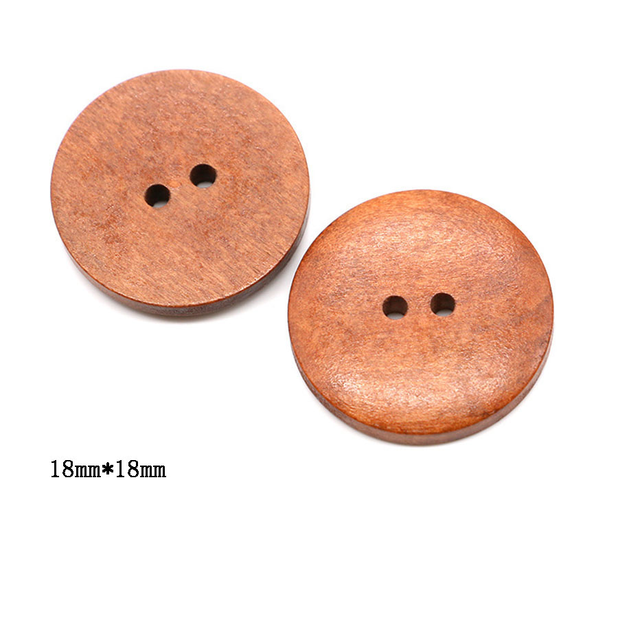 10 adet 18mm yuvarlak ahşap dü - Embellishments For Scrapbooking incelemesi ve fiyatı