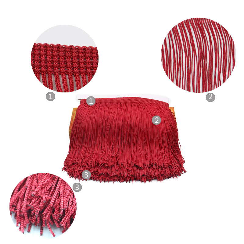 10 metre 15 cm Uzun Püskül Saç - Fringe Ribbon Sewing incelemesi ve fiyatı