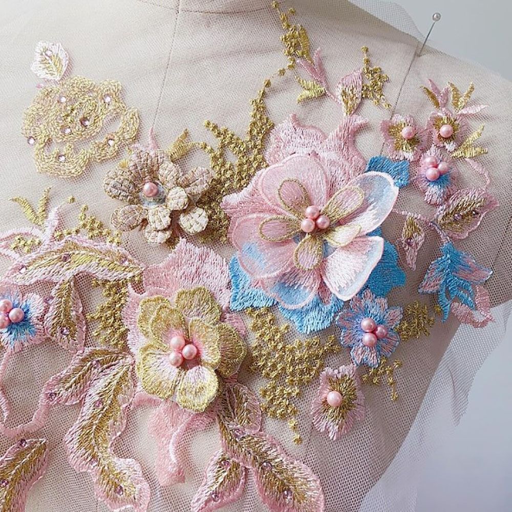 3D Çiçekler Boncuklu Dantel Ku - Embellishments For Scrapbooking incelemesi ve fiyatı