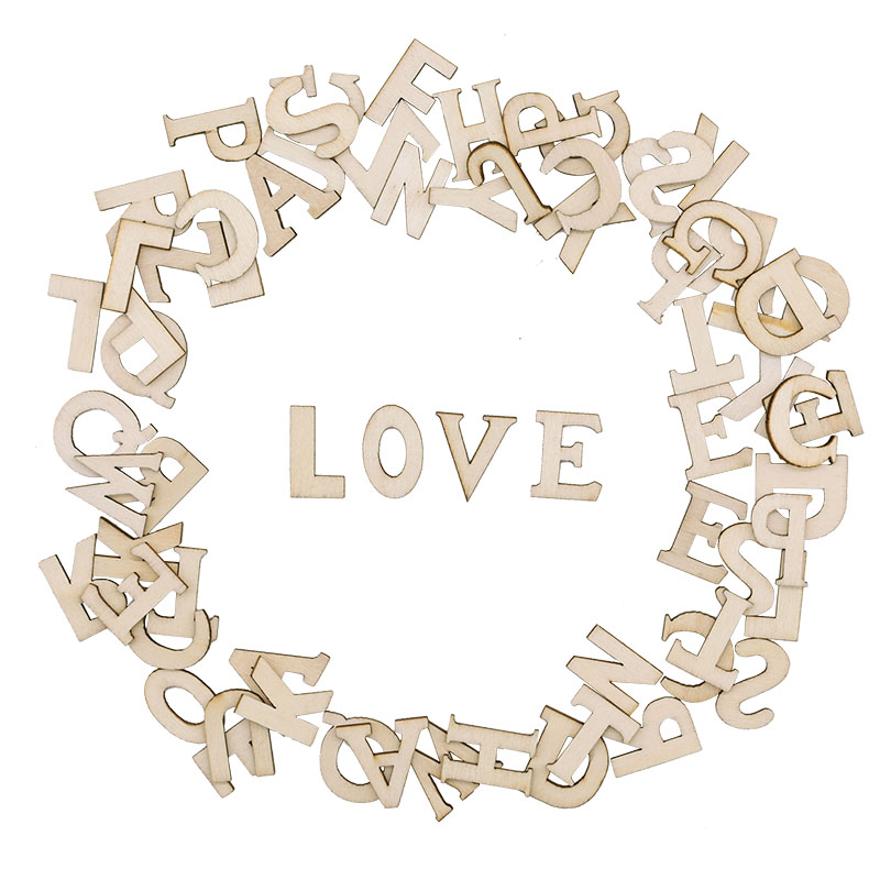 100 adet mektuplar ahşap alfab - Embellishments For Scrapbooking incelemesi ve fiyatı