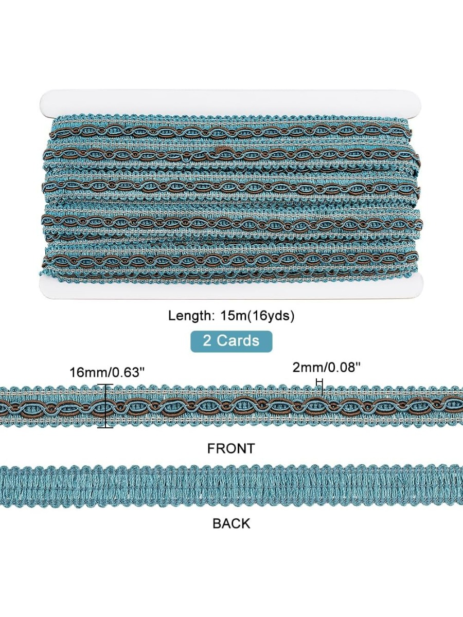 32 Metre Mavi Örgü Trim Dikiş  - Fringe Ribbon Sewing incelemesi ve fiyatı