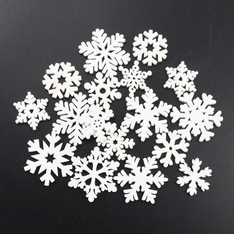 20 adet Ahşap Noel Kar Tanesi  - Christmas Craft Embellishment incelemesi ve fiyatı