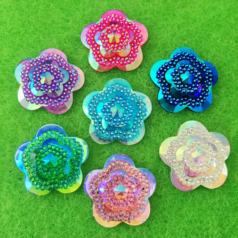 12 adet Glitter Kristal AB Çiç - Sew On Rhinestone incelemesi ve fiyatı