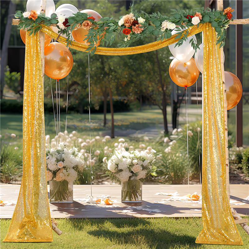 Düğün Kemeri Drape Kumaşı, 1 P - Sequin Fabric Panel incelemesi ve fiyatı