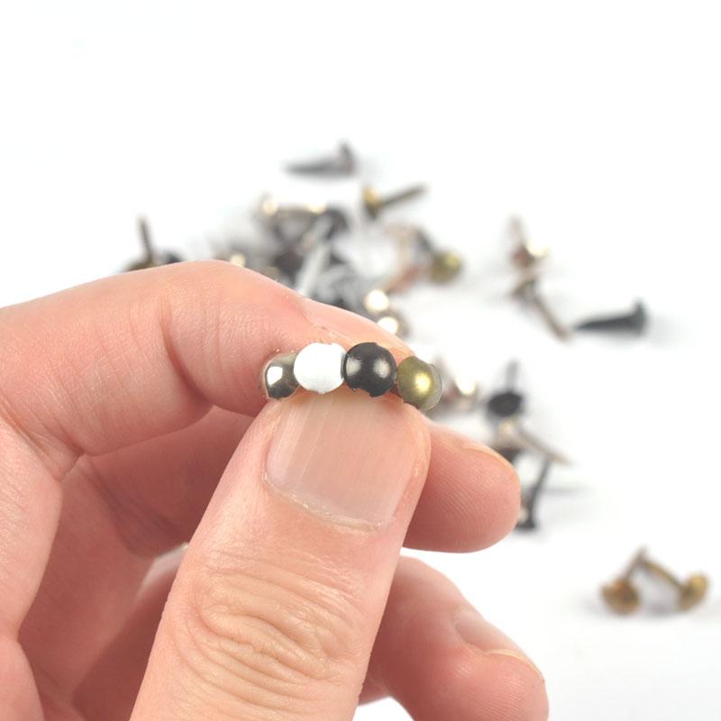 100 adet Mini Siyah Beyaz Meta - Embellishments For Scrapbooking incelemesi ve fiyatı