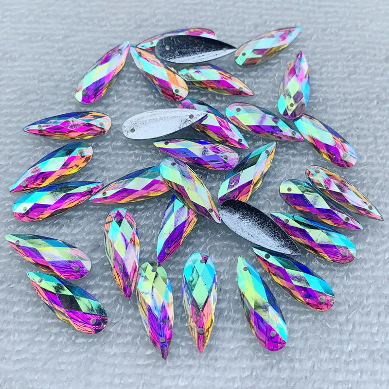 40 adet 8*22mm Dikişli Beyaz A - Sew On Rhinestone incelemesi ve fiyatı