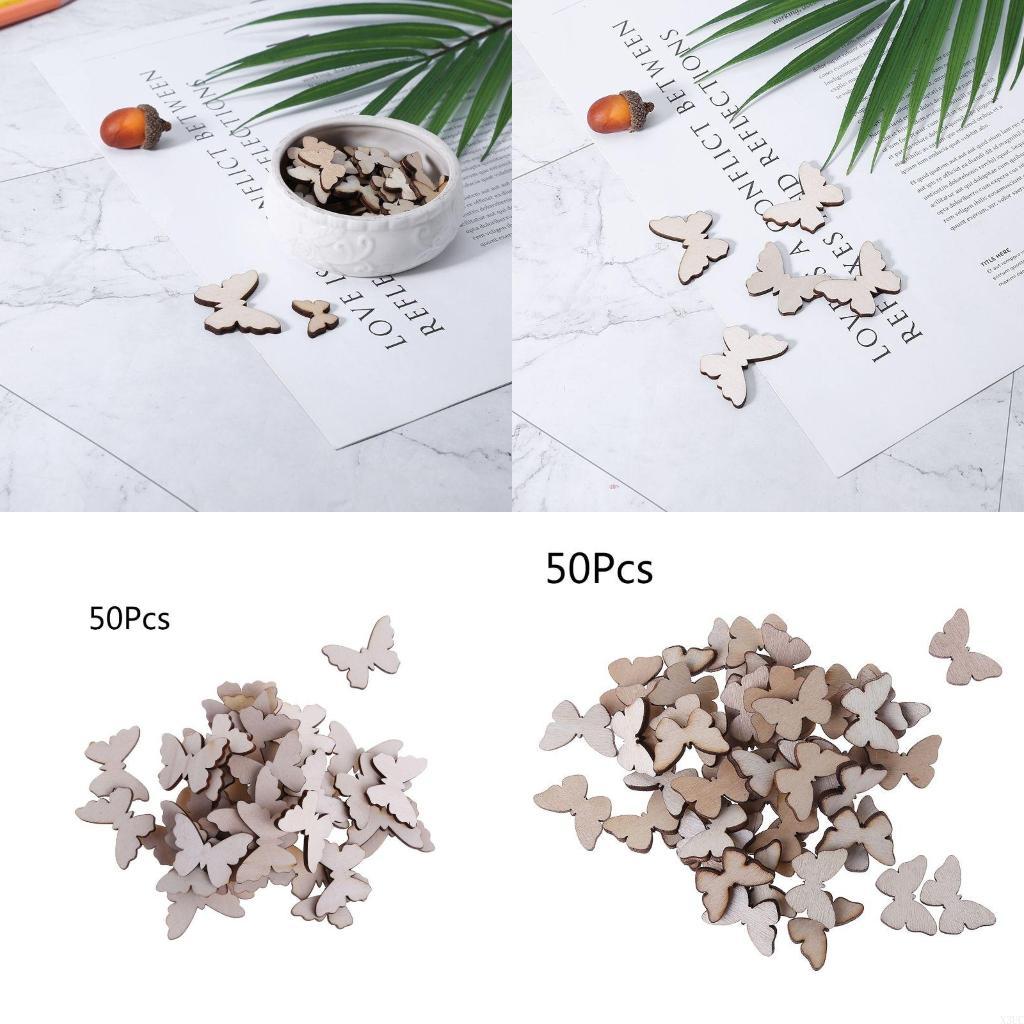 Kelebek şekil ahşap dilimler i - Christmas Craft Embellishment incelemesi ve fiyatı