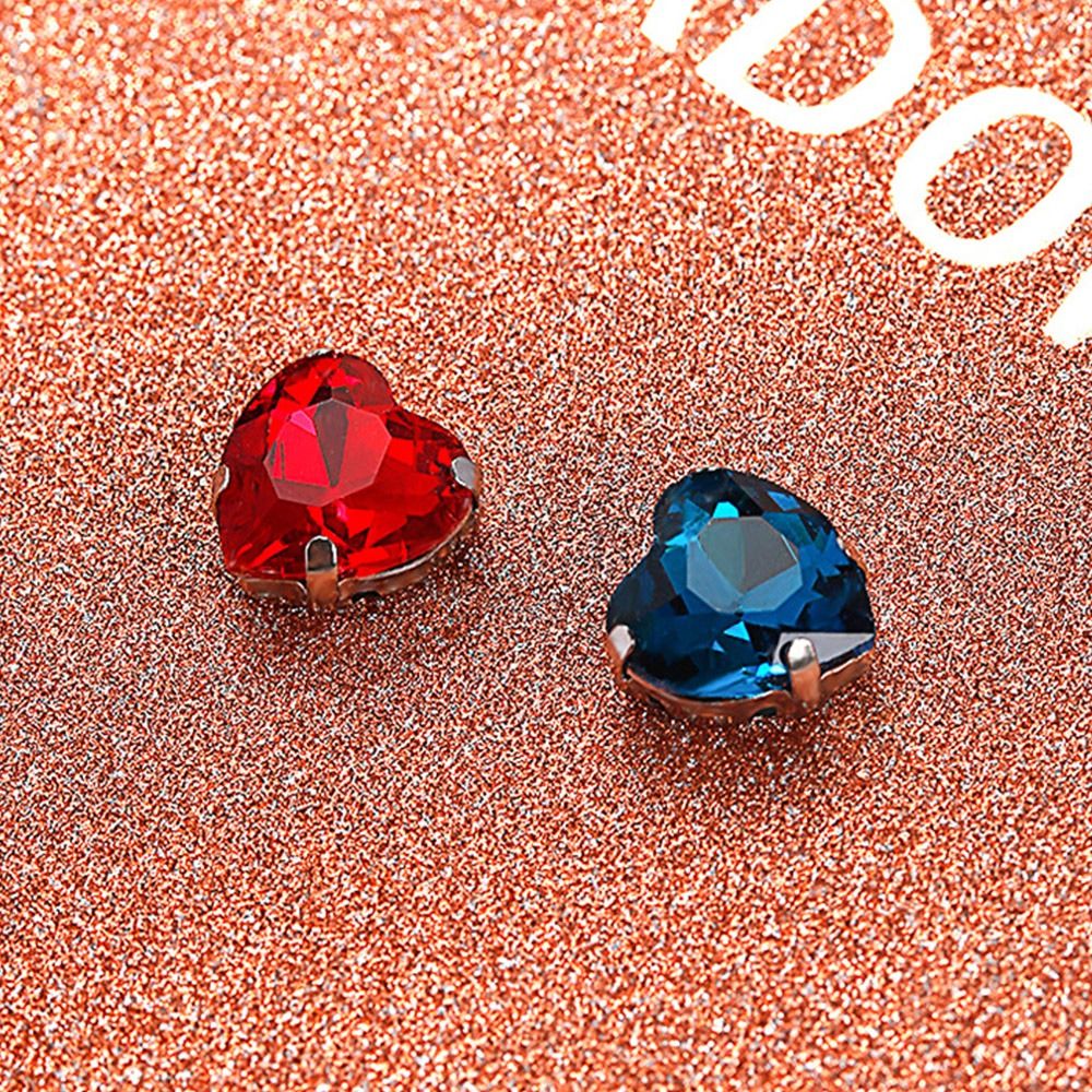50 adet/paket kalp şekli Glitt - Sew On Rhinestone incelemesi ve fiyatı